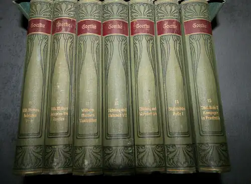 Goethes Werke,15 Bände, Meyers Klassiker-Ausgaben,Hrsg.:Karl Heinemann u.a.,1900