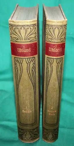 Uhlands Werke. Meyers Klassiker-Ausgaben : 2 Bände,Hsg.v.Ludwig Fränkel