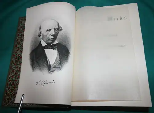 Uhlands Werke. Meyers Klassiker-Ausgaben : 2 Bände,Hsg.v.Ludwig Fränkel