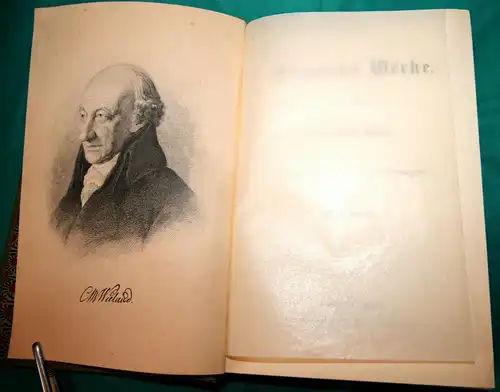 Wielands Werke,4 Bänden,Hrsg. Gotthold Klee,Meyers Klassiker Ausgaben,1900