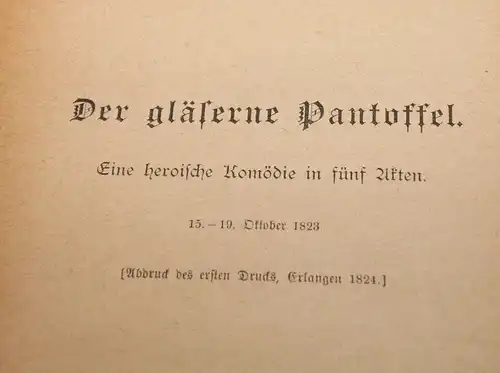 Platens sämtl. Werke,4 Bände,Einleitung Karl Goedeke. Cottasche VB,Stuttgart