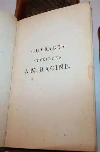 Jean Racine - Oeuvres - 3 Bände - 1803, Verlag Didot, Paris,Sprache:Französisch