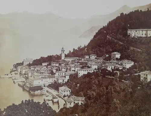 Fotografie, Giacomo Brogi, Bellagio, Panorama, #3875, ca 1880