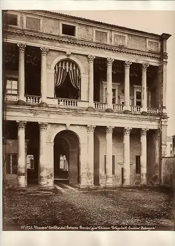 Fotografie, Pietro Poppi, Vicenza, Palazzo Thiene Bonin, #1721, ca 1895