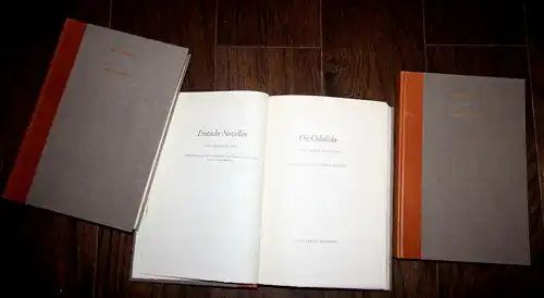 3 Bde, Erotische Novellen(Die Odaliske,Ernst u. Minette,Elvira) Grafik,E.Rickert