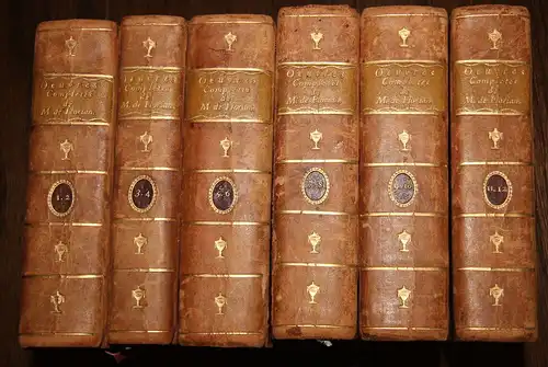 Oeuvres Completes de M.de Florian,1796-1800,6 Bd.Leipzig,Gerard Fleischer