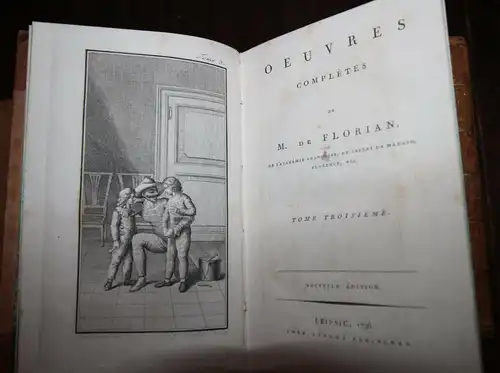 Oeuvres Completes de M.de Florian,1796-1800,6 Bd.Leipzig,Gerard Fleischer