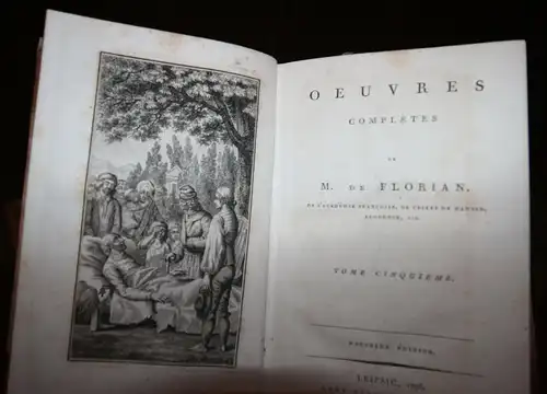 Oeuvres Completes de M.de Florian,1796-1800,6 Bd.Leipzig,Gerard Fleischer