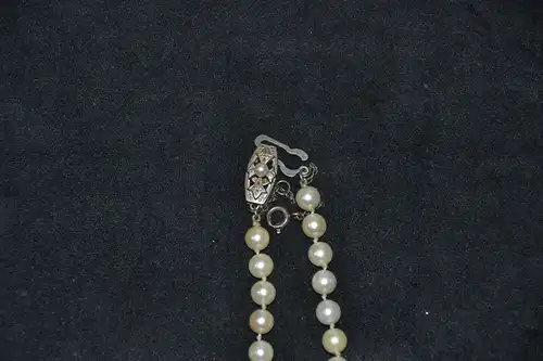 Schmuck,Zucht-Perlenkette,Ø 5 mm,21,0 cm,geknüpft,Schloss:Metall