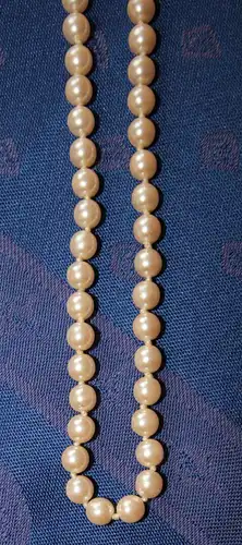Schmuck,Zucht-Perlenkette,Ø 6 mm,40,0 cm,geknüpft,Schloss:Metall