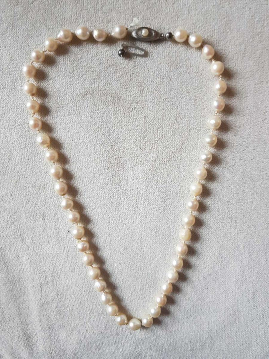 Schmuck Colliers Perlenkette 