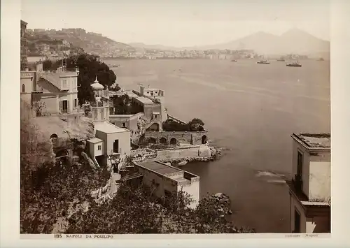 Fotografie, Giorgio Sommer, Napoli, Da Posilipo, #1195, ca 1880