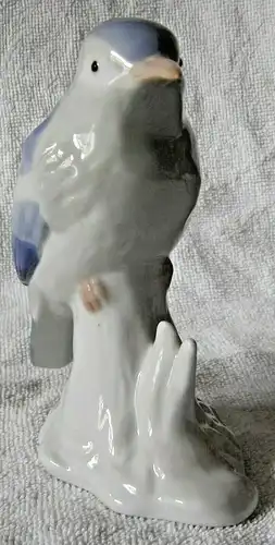Porzellanfigur Eisvogel 13 cm hoch