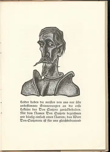 MIGUEL DE CERVANTES: DON QUIJOTE - Holzschnitte,Mayer-Beck 1947