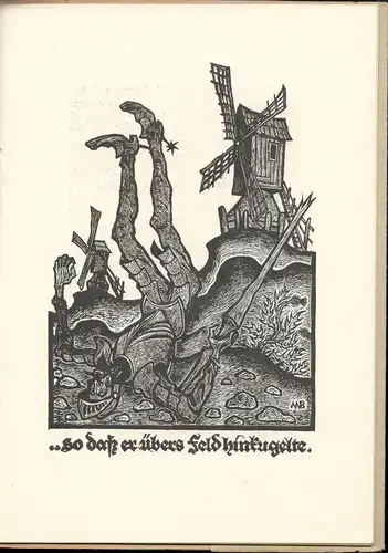 MIGUEL DE CERVANTES: DON QUIJOTE - Holzschnitte,Mayer-Beck 1947