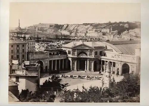 Fotografie, Giorgio Sommer, Genova, Piazza acqua verde, #12342, ca 1890