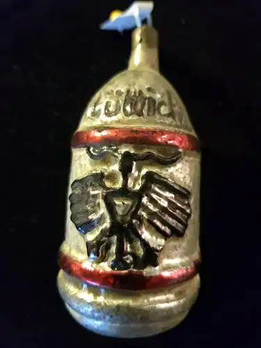 Baumschmuck,Weihnachten,alte Kugeln um 1914,WWi Bombe ,Lüttich