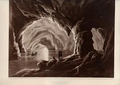 Fotografie, Giorgio Sommer, Capri, Grotta azzurra, #2146, ca 1870