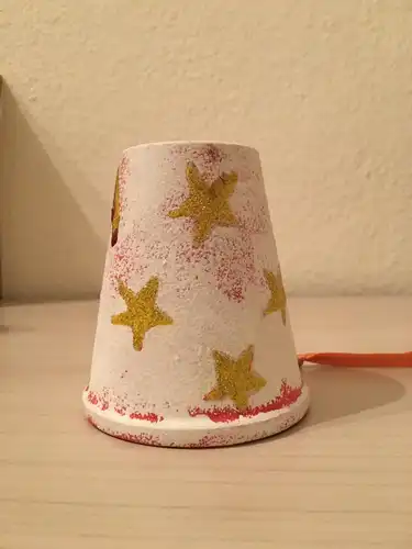Weihnachtsglocke, aus Keramik, für Aufhängen,
