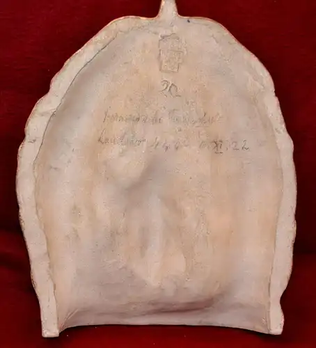 Krönung Mariens im Himmel,Keramik,glasiert,1922,Keramik Fachschule Landshut