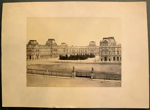 Fotografie,Edouard Baldus, Paris Louvre. zw. 1850 u. 1870