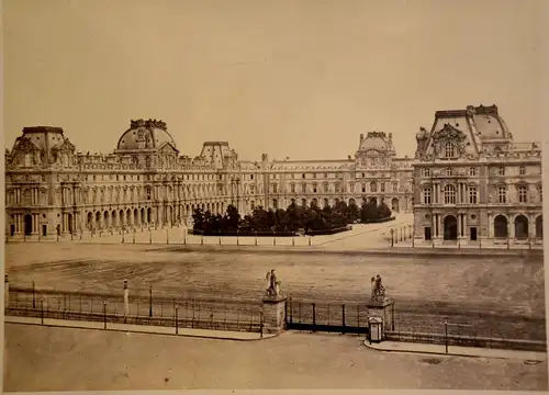 Fotografie,Edouard Baldus, Paris Louvre. zw. 1850 u. 1870