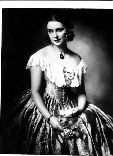 Original-Fotografie,elegante Dame,ca 1900