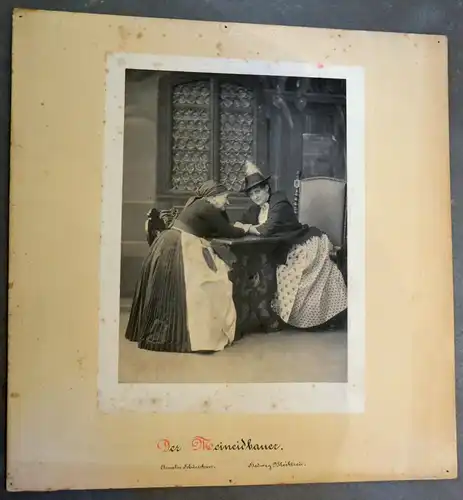 Original-Fotografie,G.Brokesch,Leipzig,Der Meineidbauer,Schönchen,Bleibtreu