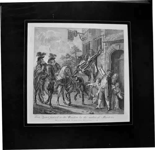 Grafik,Kupferstich,Don Quichote,1725,Nr.16,Charles A.Coypel ,G. Vandergucht