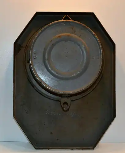 Wanduhr,Küche,Junghans,Blechgehäuse mit Apfel Dekor,aus Sammlungsauflösung