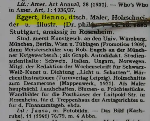 Ölbild,Benno Eggert,1885-1983,Leinwand a.Karton,Stillleben mit Ente