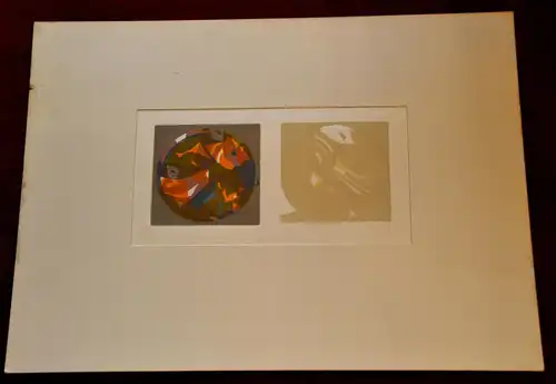 Farb-Radierung,Titel:Omaggio a Tiepolo,signiert,17/25, Nr.1 von 4 Blättern,1970