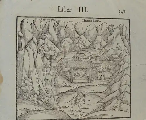Holzschnitt,Leucker Bad,1575