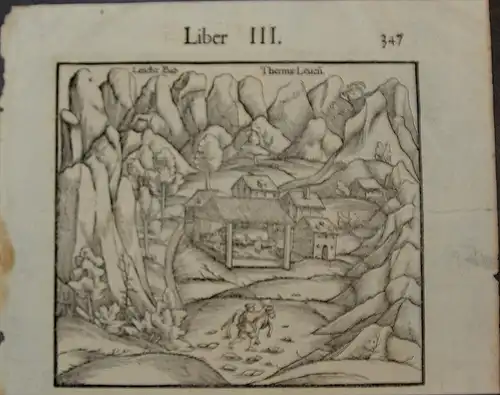 Holzschnitt,Leucker Bad,1575