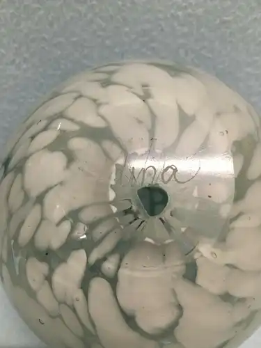 Paperweight, bemaltes Glas , 1063 Gramm, 20 Jhdt.