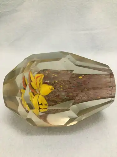 Paperweight, Bunte Blumen, 798 Gramm, 20 Jhdt.