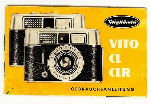 Photographica,Voigländer ,Vito CLR,+Gebrauchsanleitung
