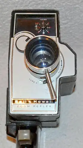 Photografica,Filmkamera,Bell&Howell,Zoom Reflex, mit Tasche+Gebrauchsanleitung