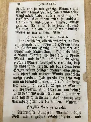 Kupferstich, Gebet zu der Mutter Gottes