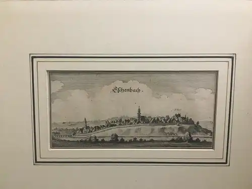 Kupferstich, Eschenbach, von Merian ca. 1650