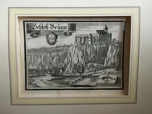 Kupferstich,Schloss Prunn,ca.1701,Michael Wening