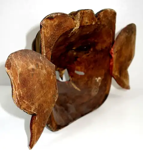 Holzmaske,Indonesien,Barong,20.Jhrdt,vergoldet