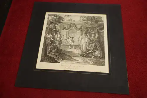Grafik,Kupferstich,Don Quichote,1725,Nr.9,Charles A.Coypel ,G. Vandergucht