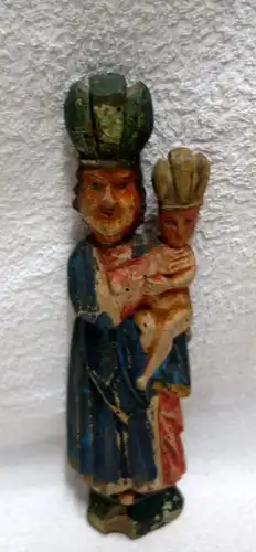 Holzfigur,Muttergottes,gefasst,19.Jhdt