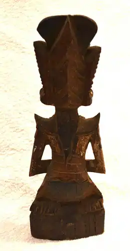 Asiatica,Holzfigur,vergoldet,ev.thailändische Tempelfigur,Ende 19.Jhdt