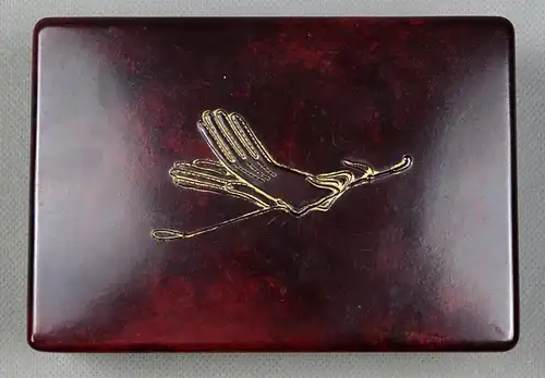 Handschuhdose, Bakelit Art Deko Dose von Mouson, ca. 1930 - 1940er Jahre