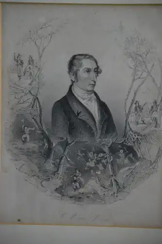 Stahlstich, C.M. von Weber, gest. Payne, etwa 1850