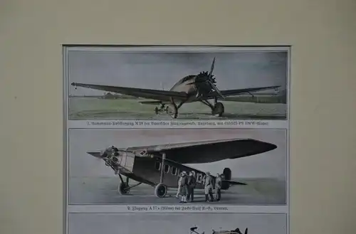 Druck, Flugzeuge, um 1930-40