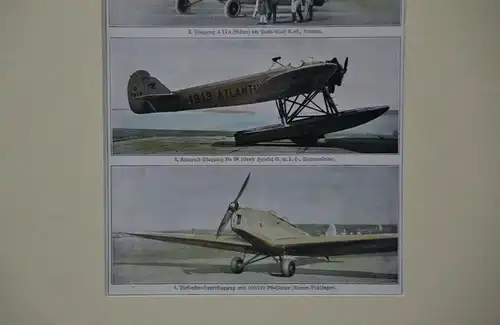 Druck, Flugzeuge, um 1930-40