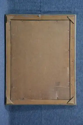 Aquarell, Stilleben mit Blumen,Nelken, Fanny Brauer, Rahmen vergoldet